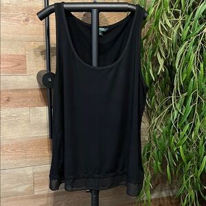 Lauren Ralph Lauren Elegant Black Tank Top